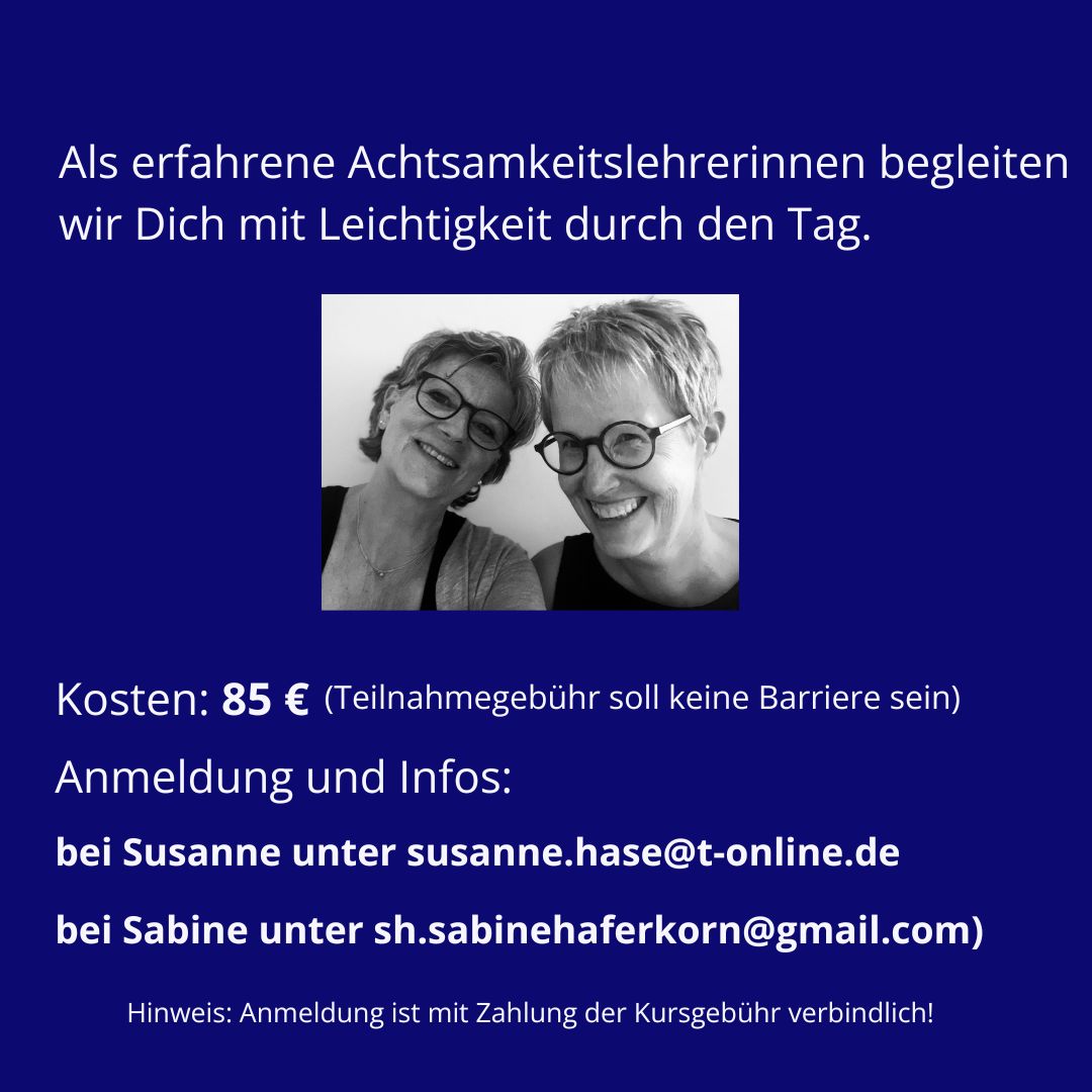 Fyler Tag der Achtseimkeit Vorderseite